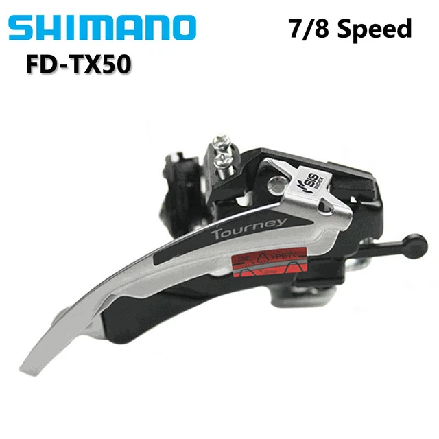 SHIMANO TOURNEY FD-TX50 7/8Speed Mountain Bike Front Derailleur Clamp ...