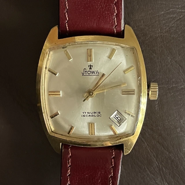 Cadran De Montre Horloger - Calibre JEJ 23D Bomber 17 Rubis Incabloc - Neuf Sans étiquette