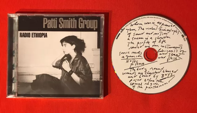 Patti Smith Group Radio Ethiopia 1996 Arista Très Bon État Cd