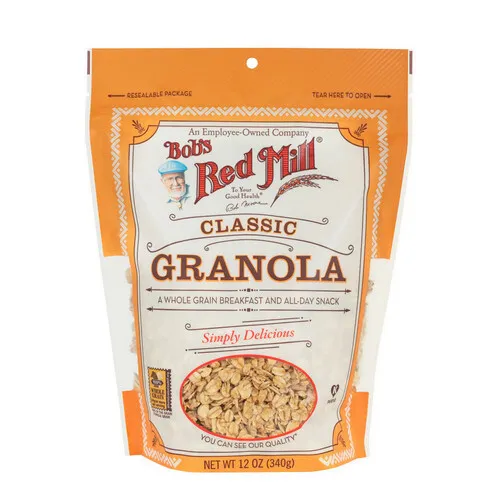 Natural Granola No Fat 12 Oz By Bobs Red Mill