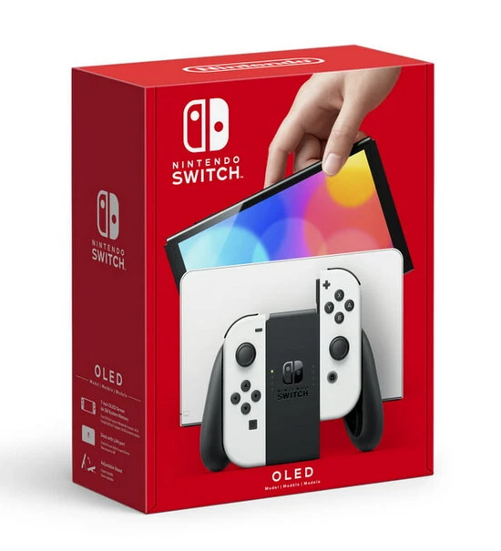 NINTENDO SWITCH OLED Model Handheld Console + Accessories, Case