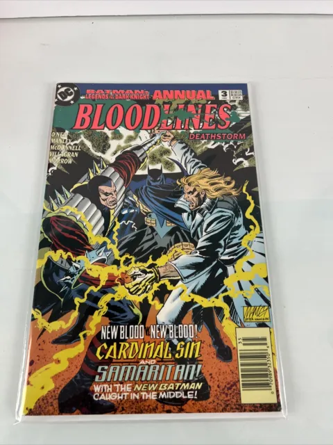 Vintage 1993 DC Comics Bloodlines Batman Legends of the Dark Knight Annual #3