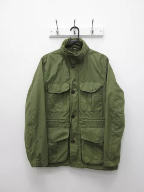 MENS BARBOUR JACKET COAT SIZE S Pit To Pit 19ins GREEN BROWN
