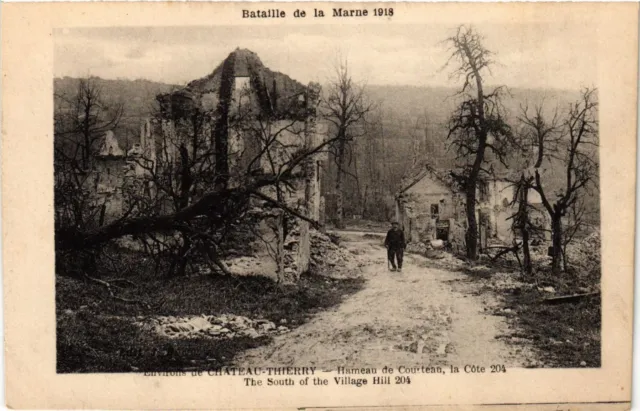 CPA AK Militaire - Bataille de la Marne - 1918 - Hameau de Courteau (695663)
