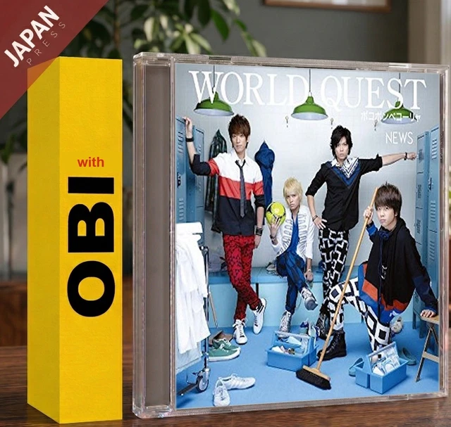 NEWS - WORLD QUEST/ポコポンペコーリャ(Regular Edition) CD Japan