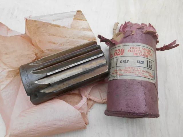 Cleveland No. 620 Straight Flute 1-15/16" Shell Reamer , Nos.