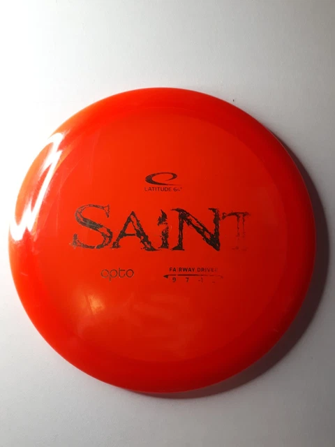 SAINT LATITUDE 64 FAIRWAY DRIVER (9 7 -1 2) DISC GOLF  RED OPTO 173g
