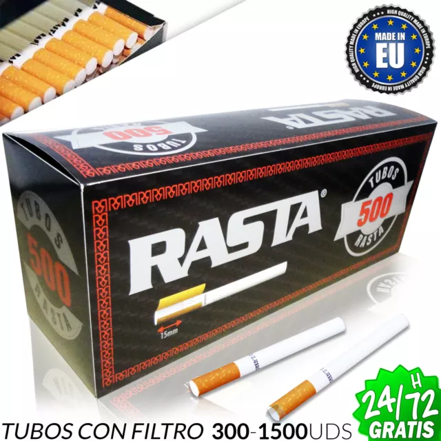 Tubos Vacios MASCOTTE X-Long Filter Calidad Premium Filtro XL Extra Largo  para Rellenar Tabaco Cigarrillos