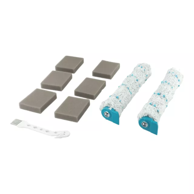 Dual Brush Roller Kit for Leifheit Battery Suction Wiper Regulus Aqua PowerVac