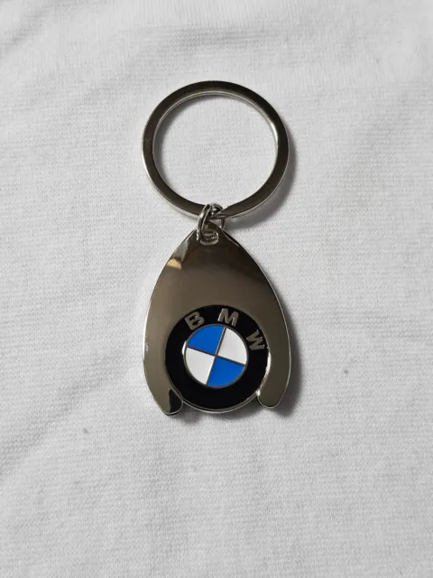 BMW Schlüsselanhänger mit Einkaufswagenchip Keyring Chip - neu