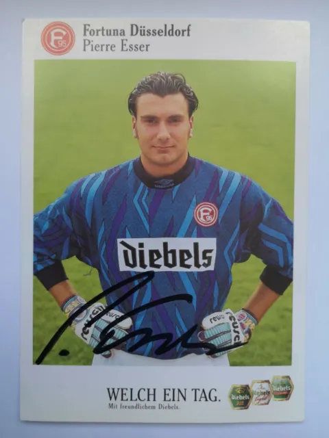 Pierre Esser, Germany 🇩🇪 Fortuna Düsseldorf 1995/96 hand signed