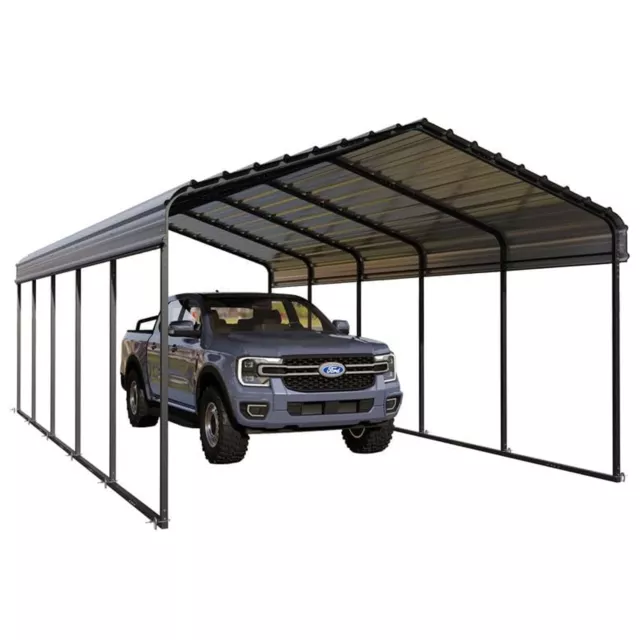 12 x 25 ft Outdoor Carport Heavy Duty Gazebo Garage Car Shelter Shade Multi-Use