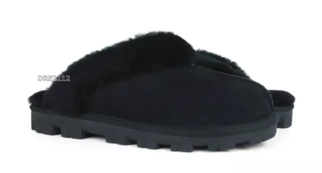 Black ugg slides size 10 2025