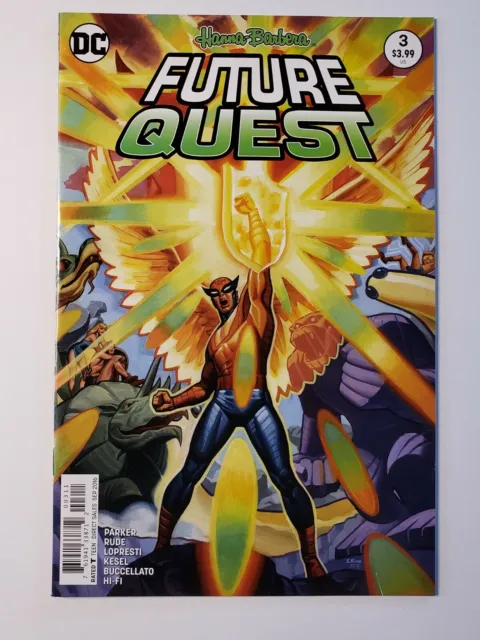 Future Quest #3 Rude variant (DC 2016) Herculoids Space Ghost Jonny Quest | NM +