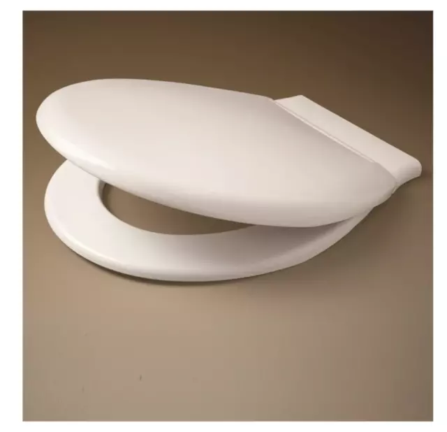 Stylus Tasman MK ll Wide Adjustable Light Toilet Double Flap Seat Thermo Plastic 2