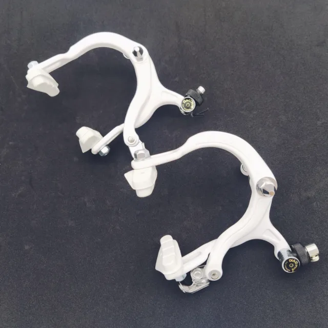 Dia-Compe 883 WHITE Front and Rear Set BMX Old school bicycle brake calipers