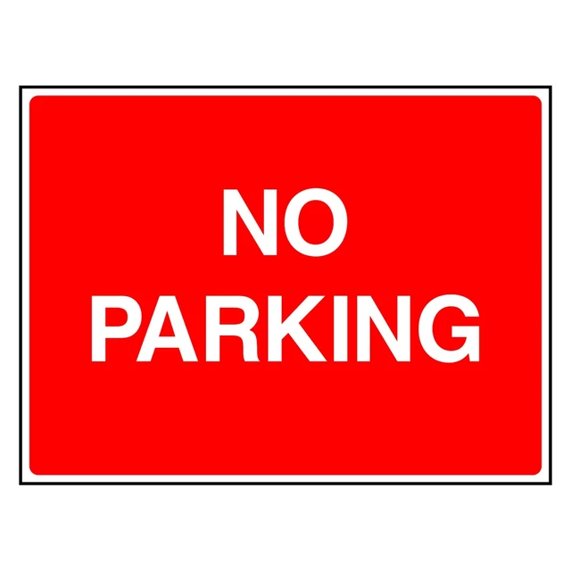 Wetterfestes Parkverbotsschild - Hier Nix Parken! - Lustiges