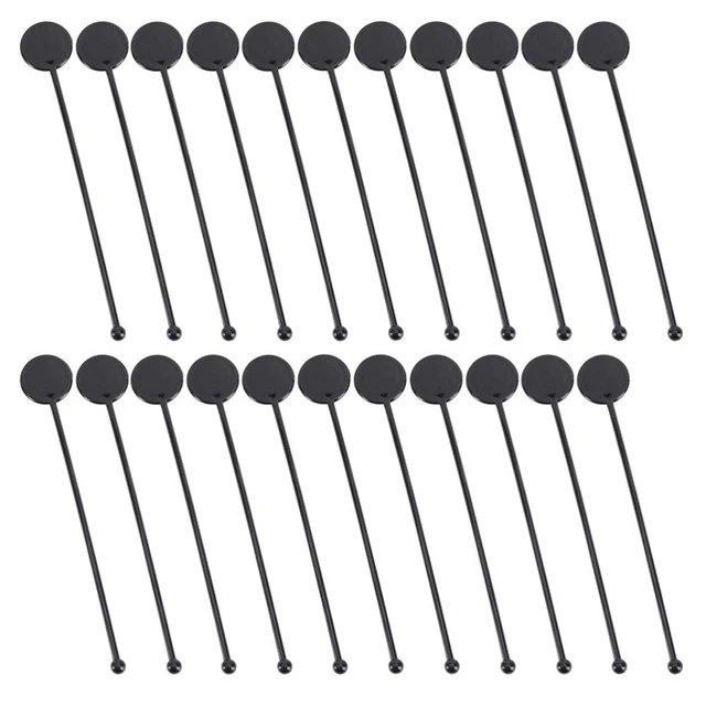 50 PIEZAS Cóctel Varilla agitadora Cóctel Swizzle Sticks Bebidas Barras de varilla