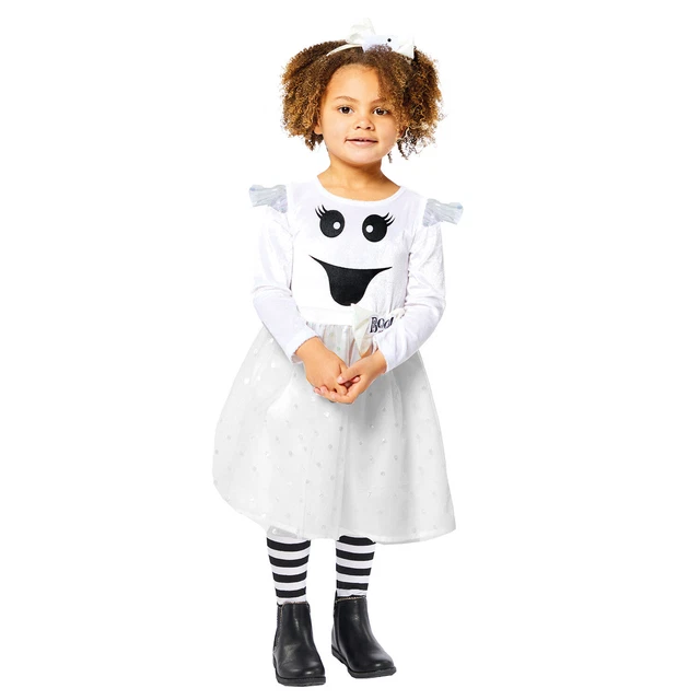 Child Toddlers Baby Cute Little Ghost Fancy Dress Costume Kids Haunted Halloween