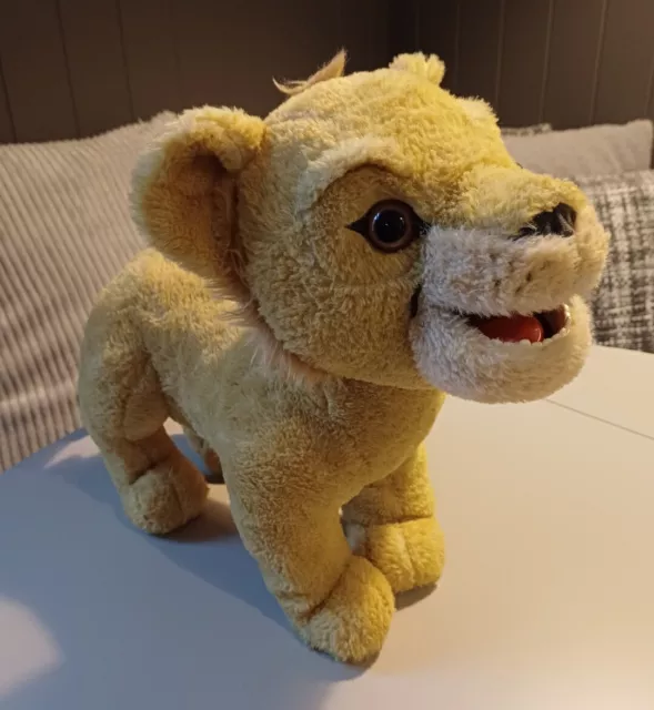 Talking simba plush sale