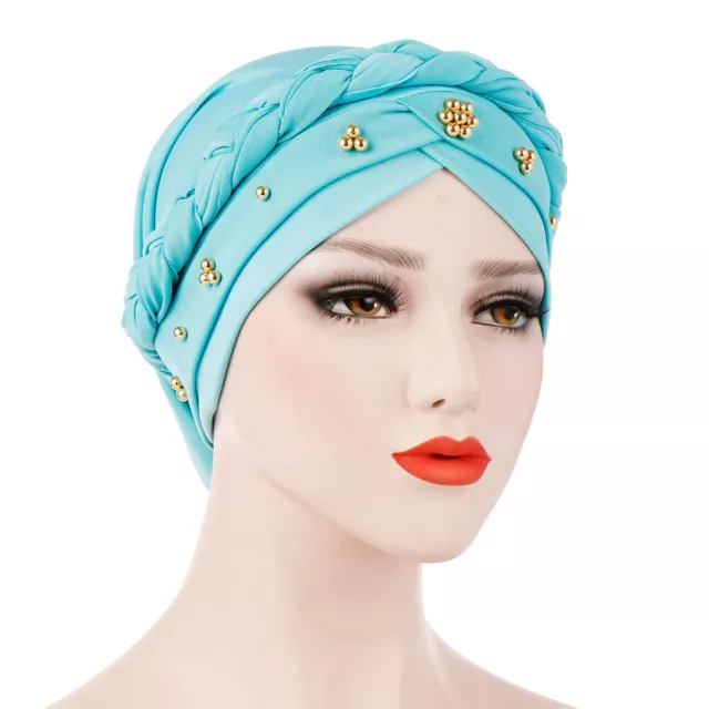 Beanie Headwrap Good Elastic Comfy Brimless Twist Head Wrap Head Accessories