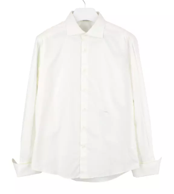 SUITSUPPLY Slim Fit Formal Shirt Men's XL Button Up Cutaway Collar