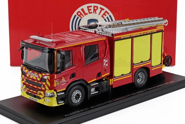 Camion Mitsubishi Fuso Canter Pompiers – Miniature Alerte 1/43 Gallin CCRL TDF