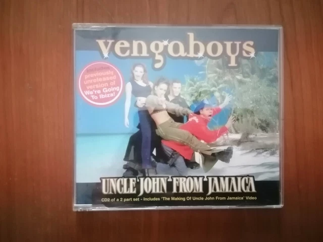 Aus Jamaika Stammende Popmusik VENGABOYS - ONKEL John aus Jamaika - 2 Trk + Video CD Single UK 2000