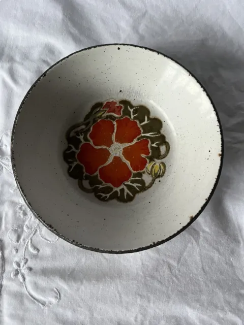 Midwinter Pottery Stonehenge Nasturtium Cereal Bowl x 2