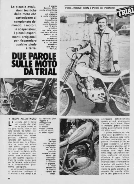 advertising Advertising-TRIAL MOTORCYCLE ITEM-MOTORCYCLE ARTICLE FROM #77 TRIAL