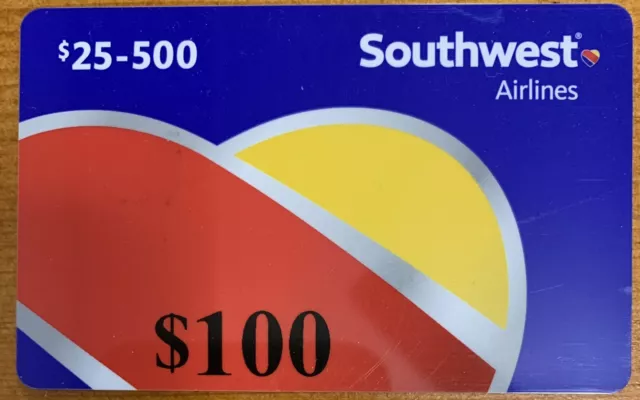 Southwest Airlines Gift Card $100