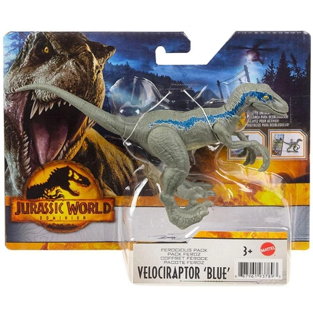 PACK FIGURINE DINOSAURES Jouet Velociraptor Blue Jurassic World