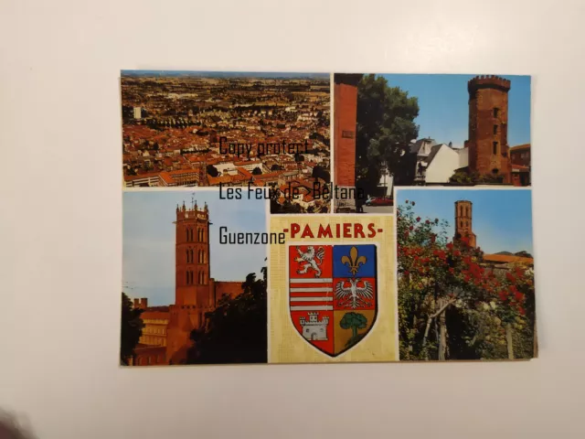 PAMIERS MULTIVUES  carte postale postcard