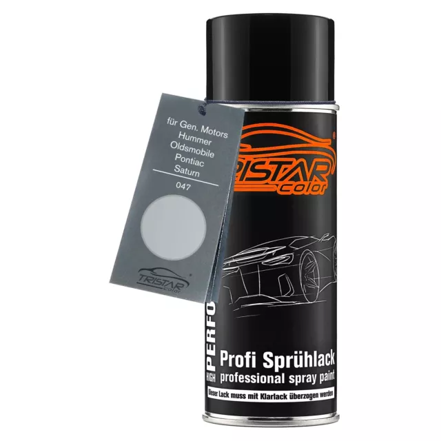 Autolack Spraydose für GM Hummer Pontiac Saturn 047 Prata Escuna Metallic