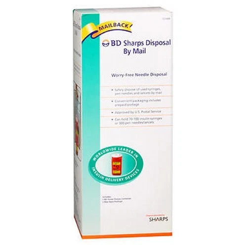 BD Sharps Disposal By Mail 1 each  by BD