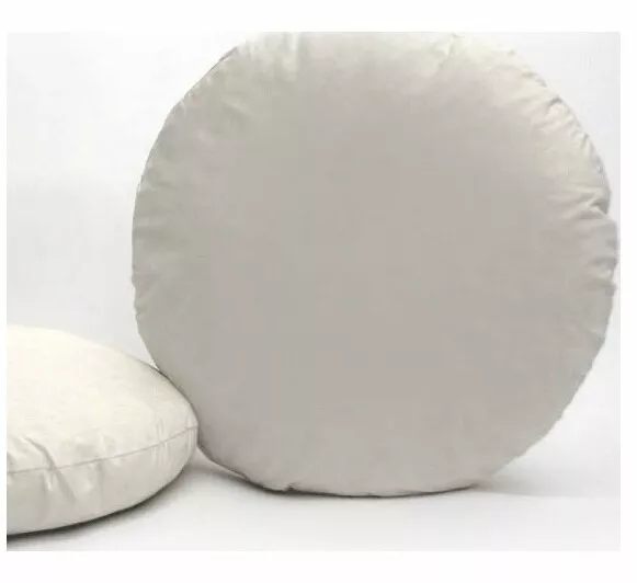 Duck feather Round Cushion  pack of 1,2,4  {12 x 12 to 20 x 20}