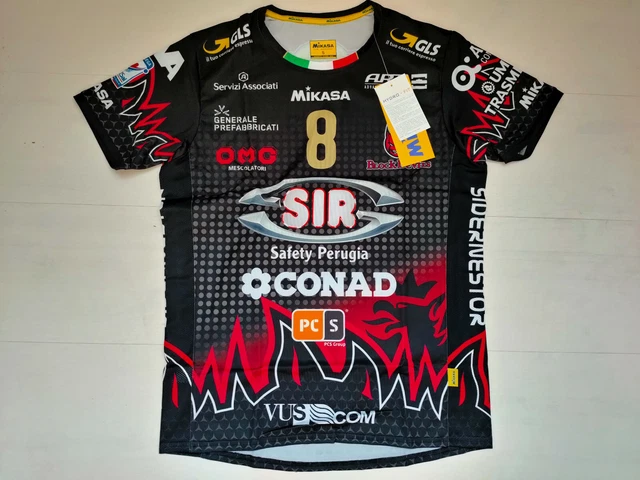 6513 MIKASA RUSSELL 8 Sir Safety Perugia Volley Club Jersey