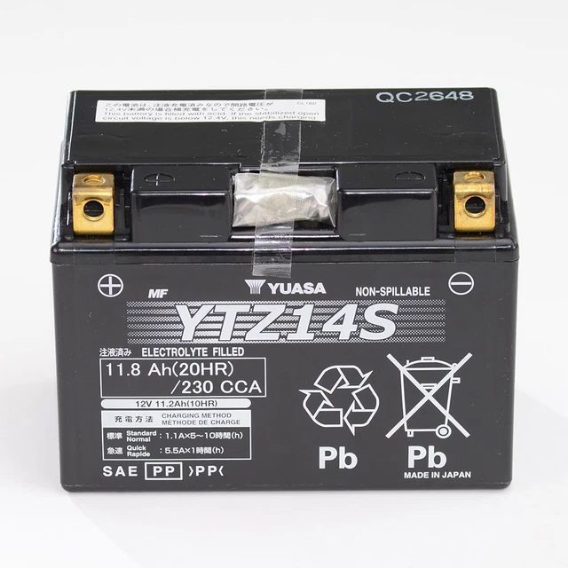 Batteria MOTORPARTS MINARELLI YTZ14S-BS 12V 11.2Ah AGM - Per Honda X-ADV 750 2018-2020 E Altri