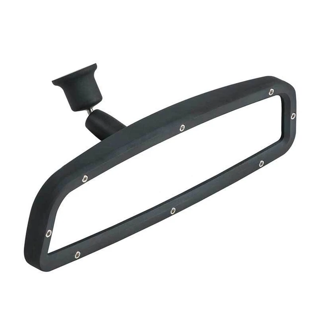 Muscle Car Universal Fit Billet Rear View Mirror - Flat Black