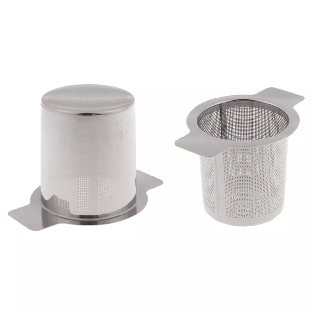 Stainless Steel Mesh Tea Infuser Metal Cup Strainer Loose Leaf Filter witho.jh