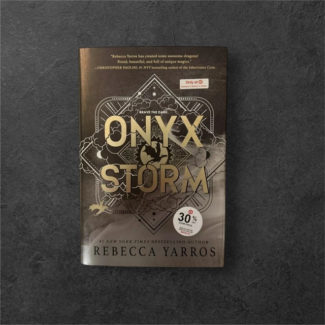 ONYX STORM DELUXE Collector's Edition Target Exclusive Hardcover £34.