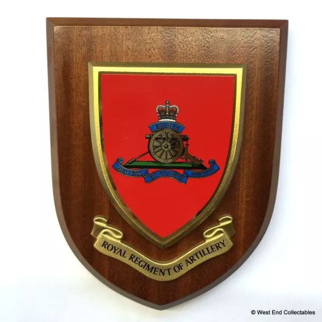 ROYAL REGIMENT OF Artillery British Army regiment Wall Plaque Shield
