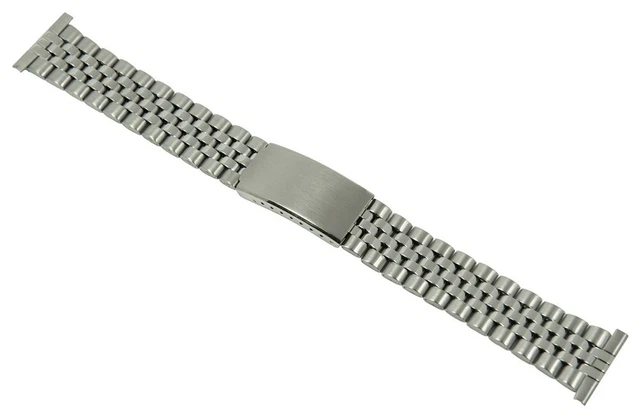 BRACELET DE MONTRE 22 mm ROWI 302663 ACIER INOXYDABLE/PLAQUÉ OR STYLE LIEN JUBILÉ EUR 36,73 - FR