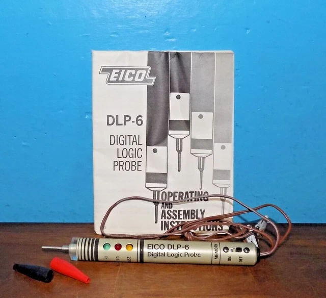Eico DLP-6 Digital Logic Probe Excellent w/ Instructions RARE Free Shipping