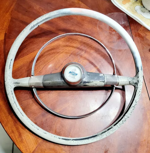 1951 - 1952  Steering Wheel Chevy Chevrolet Genuine Used  Original Chevrolet #5 2