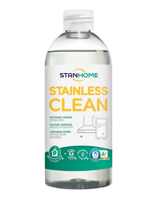Recharge Nettoyant Inox Stainless Clean Stanhome 500ml - Végétale, Biodégradable - Neuf