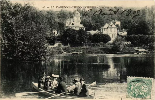 CPA AK VARENNE-CHENNEVIERES View of the Marne (671828)