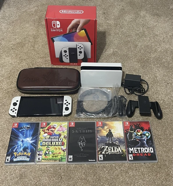 NINTENDO SWITCH OLED Model HEG001 Handheld Console 64GB White 451