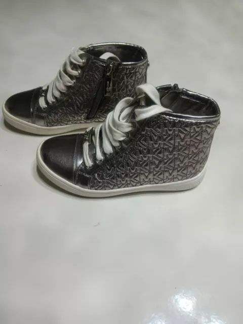 Little Girls CuteMichael Kors Brand  Hi-Top Sneakers/Shoes Size US 12.