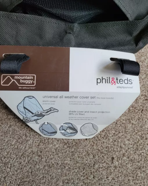 Phil and Teds carseat shade cover only,with UV filter protection and storage bag
